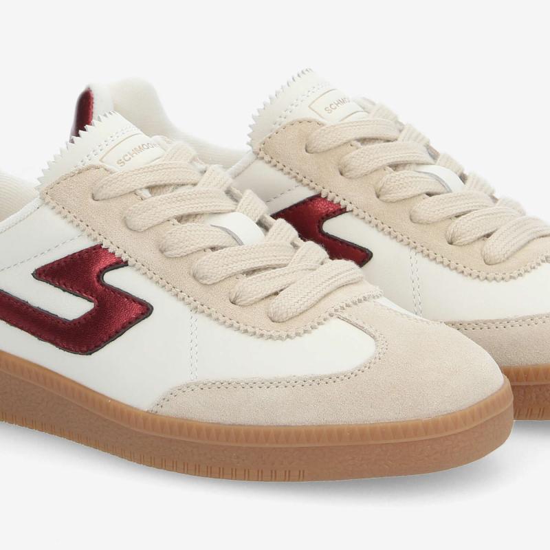 SHEFFIELD JOGGER W - NAP/SUEDE/METAL - BEIGE/PRUNE